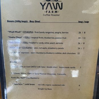 Yaw Farm Coffee Roaster - Menu - Coffee Roasteries Near Me - Las Vegas, Nevada Yaw Farm Coffee Roaster - Menu - Coffee Roasteries Near Me - Las Vegas, Nevada