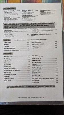 Menu photo 2 Eduardo's Mexican Restaurant Yuma, AZ