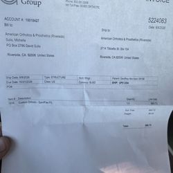 American Orthotics and Prosthetics - Riverside - Here's the proof shipped it on the 8th of September I purchased it on the 3rd of August and I didn't get them until the 3rd of October