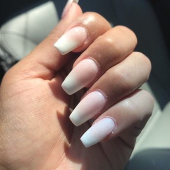 Zen Nails - Ombré coffin nails! - Nail Salons Near Me - Heath, Ohio