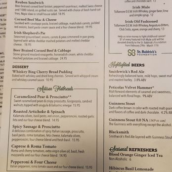 Thirsty Lion - Specials Menu 2024 - American Near Me - Euless, Texas