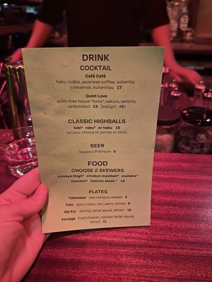 Menu photo 3 NBetween New York, NY