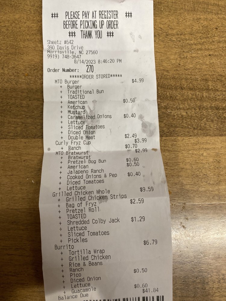 SHEETZ Updated October 2024 17 Photos & 18 Reviews 390 Davis Dr, Morrisville, North