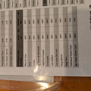 Sushi Bear - Menu 5/22/19 - Sushi Bars Near Me - Tustin, California Sushi Bear - Menu 5/22/19 - Sushi Bars Near Me - Tustin, California