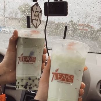 7 Leaves Cafe - matcha soy with boba and mung bean milk tea - Coffee & Tea Near Me - Alhambra, California 7 Leaves Cafe - matcha soy with boba and mung bean milk tea - Coffee & Tea Near Me - Alhambra, California