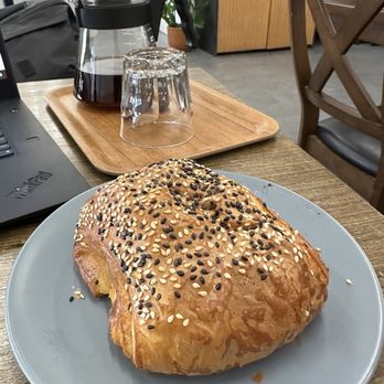 Mane Coffee - Ham & Cheese Croissant - Coffee & Tea Near Me - Boca Raton, Florida
