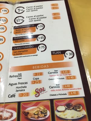 Menu photo 5 Taqueria los Tarascos Cancún, ROO Menu photo 5 Taqueria los Tarascos Cancún, ROO