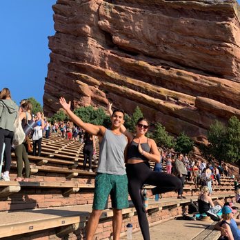 Red Rocks Amphitheatre - Yoga on the rocks - Music Venues Near Me - Morrison, Colorado