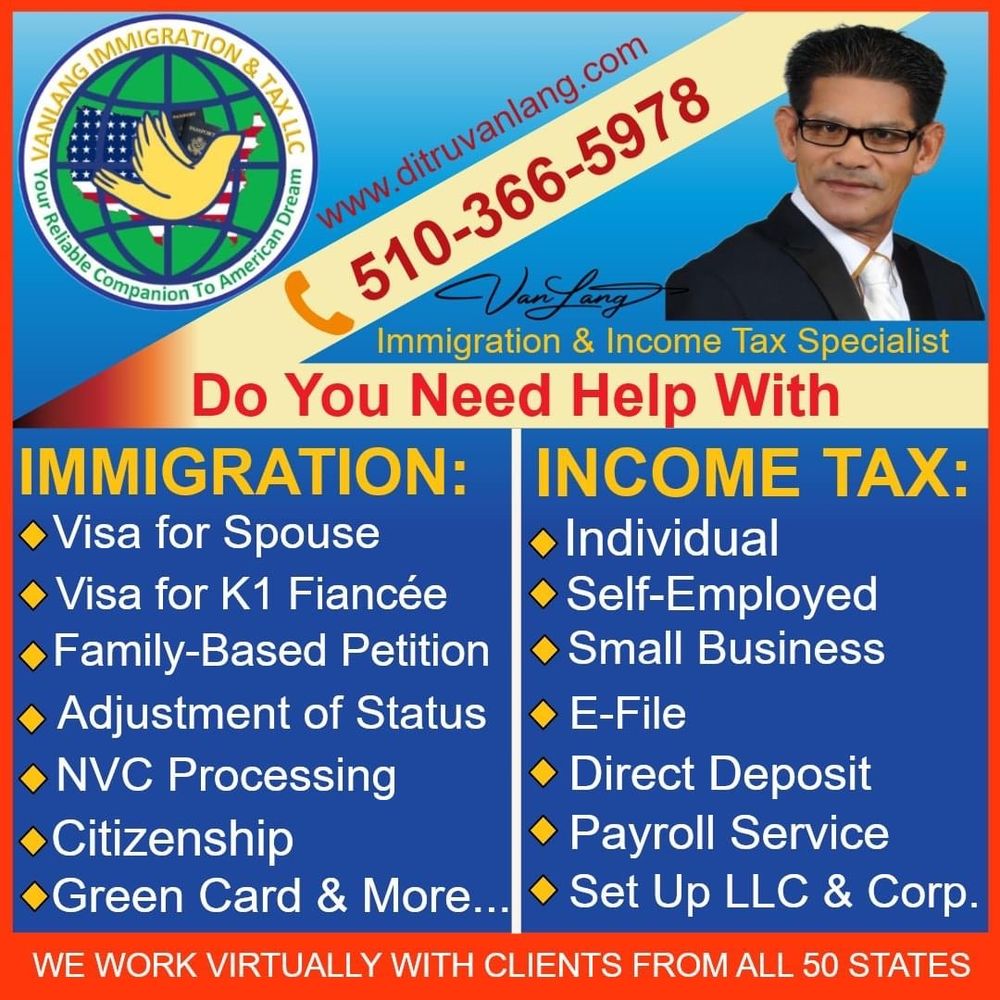 VANLANG IMMIGRATION & TAX Updated September 2024 32611 Alvarado
