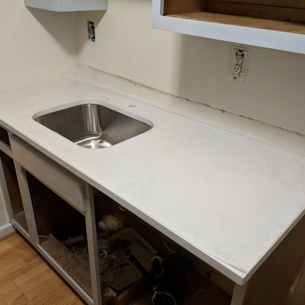 Countertop Depot - New quartz countertops for an old kitchen. - Countertop Installation Near Me - Alexandria, Virginia