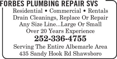 Slide of Forbes Plumbing