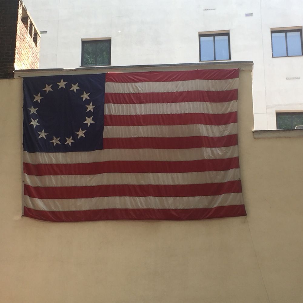 The Betsy Ross House - The OG flag on the Outside of the Betsy Ross House - Landmarks & Historical Buildings Near Me - Philadelphia, Pennsylvania The Betsy Ross House - The OG flag on the Outside of the Betsy Ross House - Landmarks & Historical Buildings Near Me - Philadelphia, Pennsylvania
