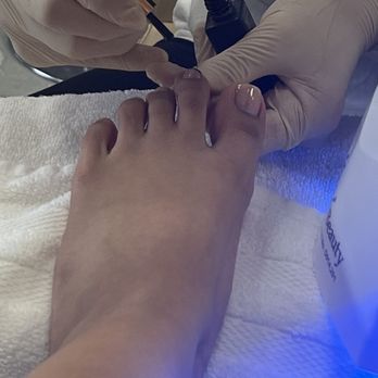 Peacock Nails - gel process - Nail Salons Near Me - Lemon Grove, California