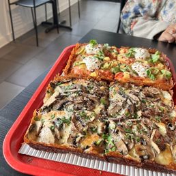 Funghi and vegetarian pizza Funghi and vegetarian pizza