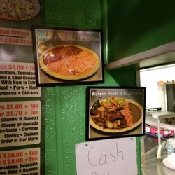 More menu and Cash Only