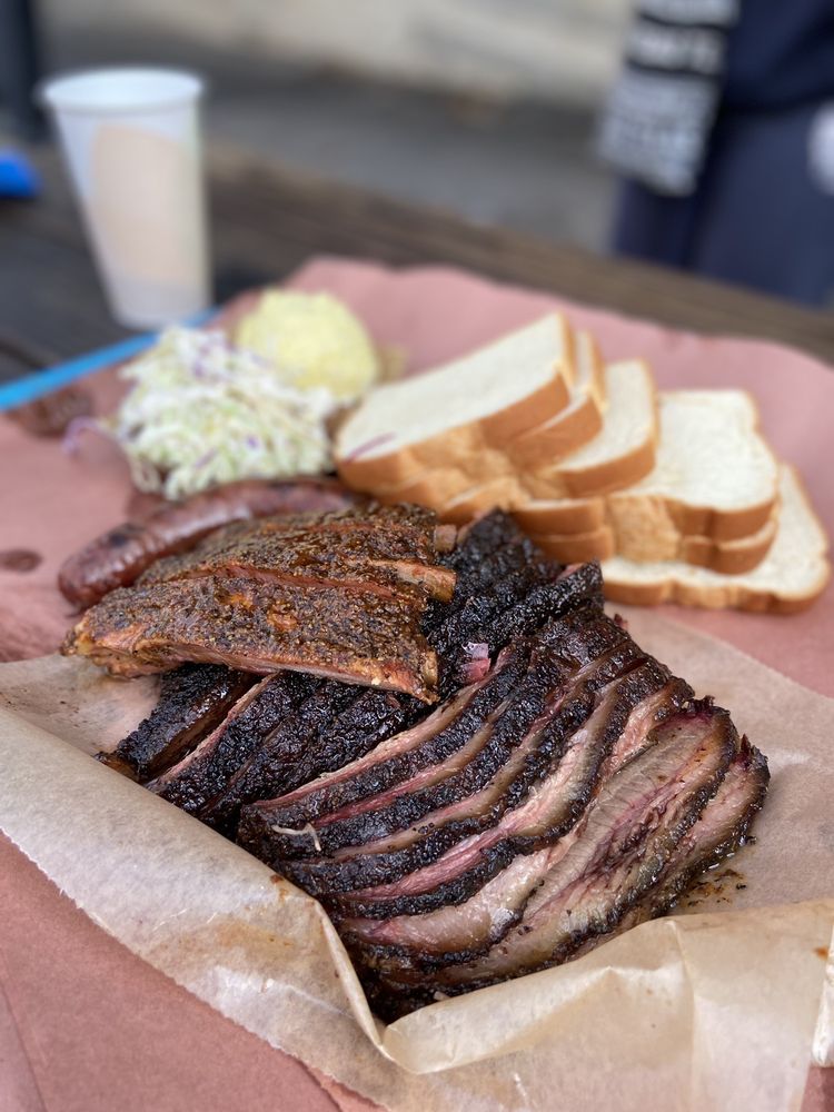 Food from Franklin Barbecue