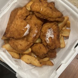 Plastic stuck to chicken tenders