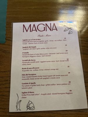 Menu photo 2 Magna Restaurant Flushing, NY