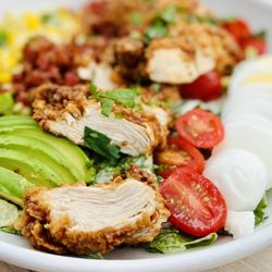 The Shed Restaurant - Plainview NY - Cobb Salad with fried chicken