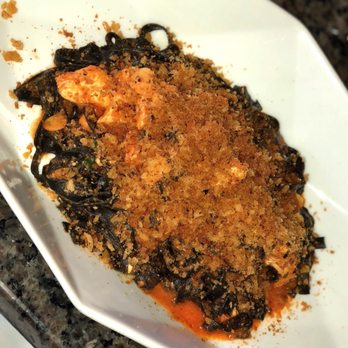 Bella Luce Restaurant and Bar - Squid ink pasta with crab meat - Italian Near Me - Nutley, New Jersey Bella Luce Restaurant and Bar - Squid ink pasta with crab meat - Italian Near Me - Nutley, New Jersey