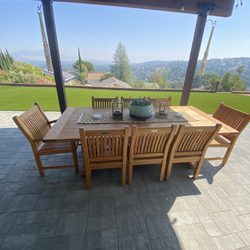 Java Teak - Dining Table and chairs