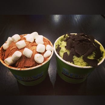 Dzert - Chocolate shaved ice with marshmallows and Green Tea with chocolate shavings - Coffee & Tea Near Me - Buena Park, California Dzert - Chocolate shaved ice with marshmallows and Green Tea with chocolate shavings - Coffee & Tea Near Me - Buena Park, California