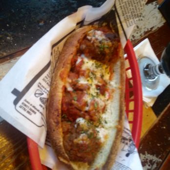 R&B Brewing - Meatball sub, comes with chips or salad. Tasty and filling. - Breweries Near Me - Vancouver, British Columbia R&B Brewing - Meatball sub, comes with chips or salad. Tasty and filling. - Breweries Near Me - Vancouver, British Columbia