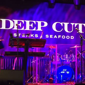 Deep Cut - Signage in restaurant area. On stage - Steakhouses Near Me - Mettler, California