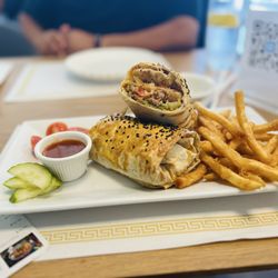 Chayhana - Salmon Snisb and baked Shawarna