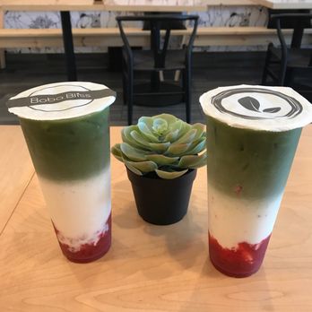 Boba Bliss - Strawberry Matcha Latte - Bubble Tea Near Me - Dublin, California Boba Bliss - Strawberry Matcha Latte - Bubble Tea Near Me - Dublin, California