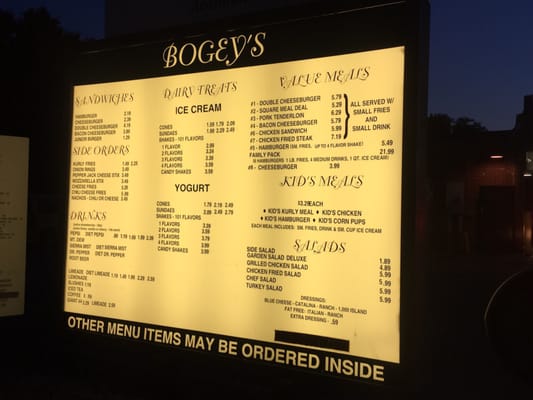 Menu photo 2 Bogeys Salina, KS