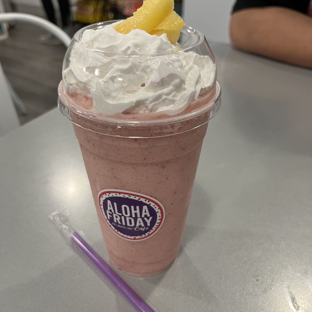 Aloha Friday Cafe - Lava Flow Smoothie - Acai Bowls Near Me - St. George, Utah Aloha Friday Cafe - Lava Flow Smoothie - Acai Bowls Near Me - St. George, Utah
