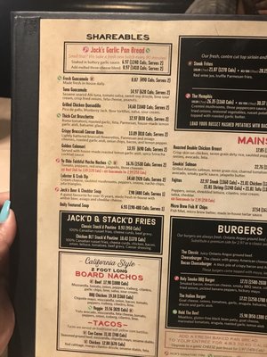 Menu photo 3 Jack Astor's Richmond Hill, ON Menu photo 3 Jack Astor's Richmond Hill, ON