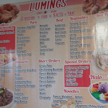 Lumings - Filipino Near Me - Fort Washington, Maryland