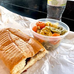 Nardelli's Grinder Shoppe - Eggplant Parmigiana 1/2 Grinder and Tortellini Salad!