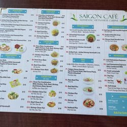Saigon Cafe - Menu