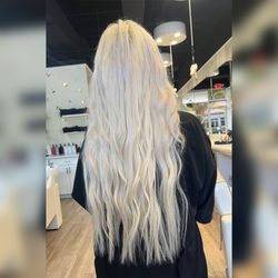 Nine Zero Four Beauty Bar - 22 inches 2 rows invisible bead extensions