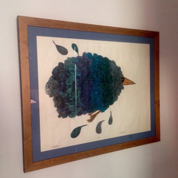 Flying Pig Picture Frames - A print my friend's mother did for me, finally looking great in custom matting and framing! - Framing Near Me - Philadelphia, Pennsylvania