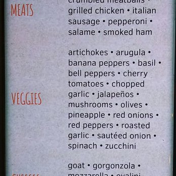 Blaze Pizza - Menu of choices - Pizza Near Me - Toronto, Ontario Blaze Pizza - Menu of choices - Pizza Near Me - Toronto, Ontario