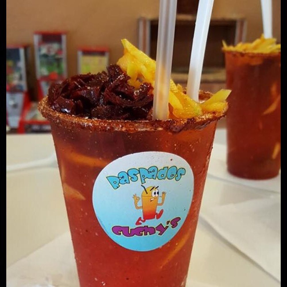 Raspados Cuchy's - a bloody drink with a straw - Shaved Ice Near Me - Yuma, Arizona Raspados Cuchy's - a bloody drink with a straw - Shaved Ice Near Me - Yuma, Arizona