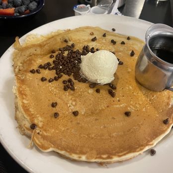 Shack Breakfast & Lunch - Chocolate chip pancake - Breakfast & Brunch Near Me - Chesterfield, Missouri Shack Breakfast & Lunch - Chocolate chip pancake - Breakfast & Brunch Near Me - Chesterfield, Missouri