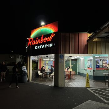 Rainbow Drive-In - outside of diner - Hawaiian Near Me - Honolulu, Hawaii Rainbow Drive-In - outside of diner - Hawaiian Near Me - Honolulu, Hawaii
