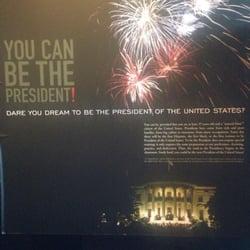 Presidential Archives & Leadership Library - They should probably update this sign telling kids they "could be the first black president"