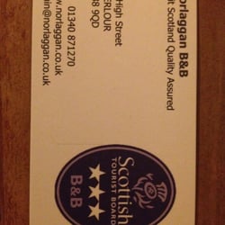 Norlaggan B&B - Business Card