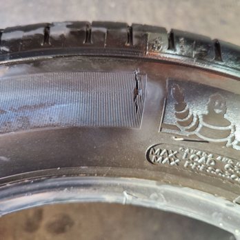 Tire Boyz - Tire blow out after removing a nail - Tires Near Me - Northridge, California Tire Boyz - Tire blow out after removing a nail - Tires Near Me - Northridge, California