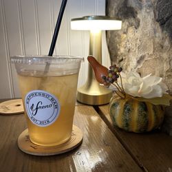 Il Freno Espresso Bar - Chamomile peach iced tea.