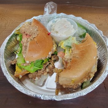Zaftigs Delicatessen - Chopped Liver On Bagel. - Delis Near Me - Natick, Massachusetts