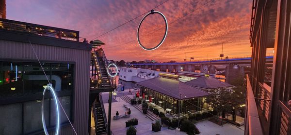 Photo of Officina - Washington, DC, DC, US. 2nd floor sunset view!