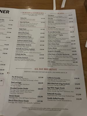 Menu photo 4 Good Times Cafe Cabazon, CA