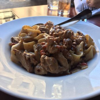 Carmelina's - Spicy sausage over fettuccine - Italian Near Me - Boston, Massachusetts